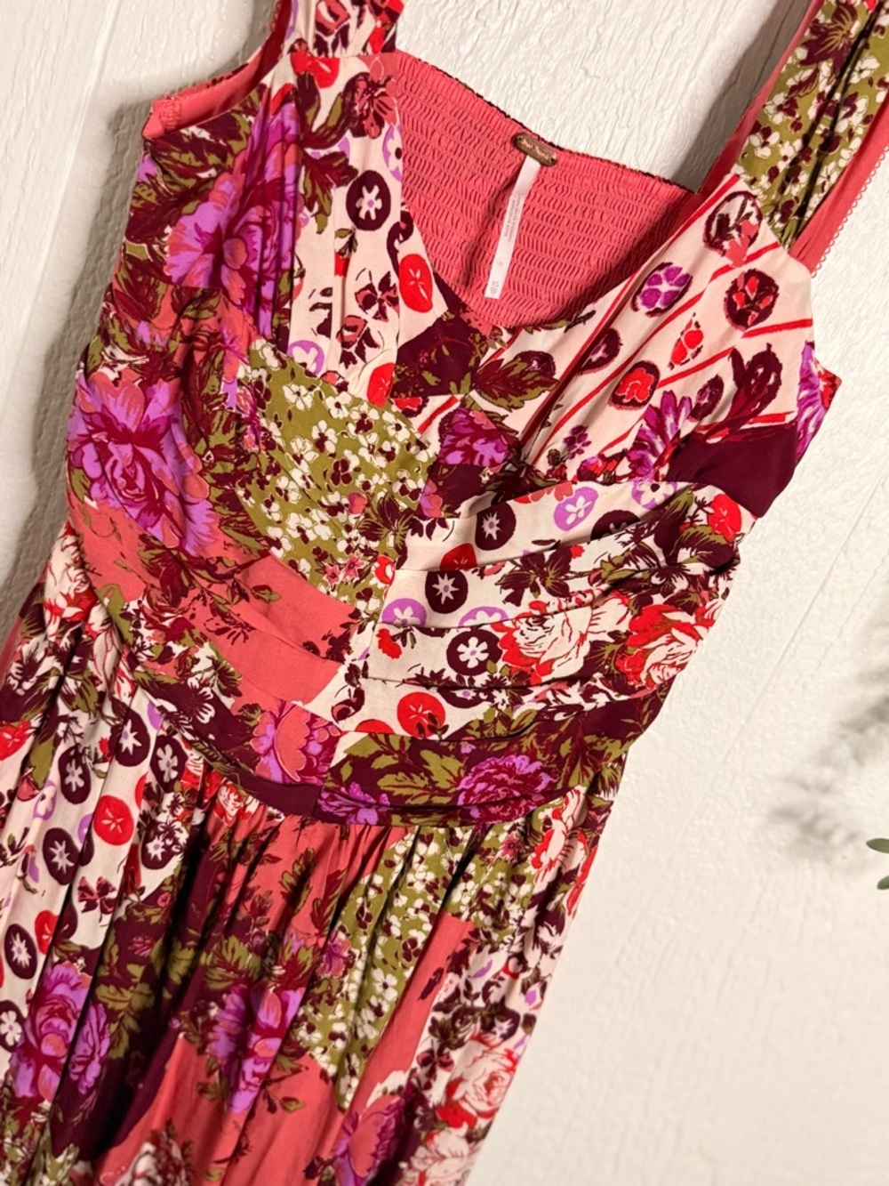 Free People Sasha Maxi NWOT strawberry combo - Picture 3 of 7